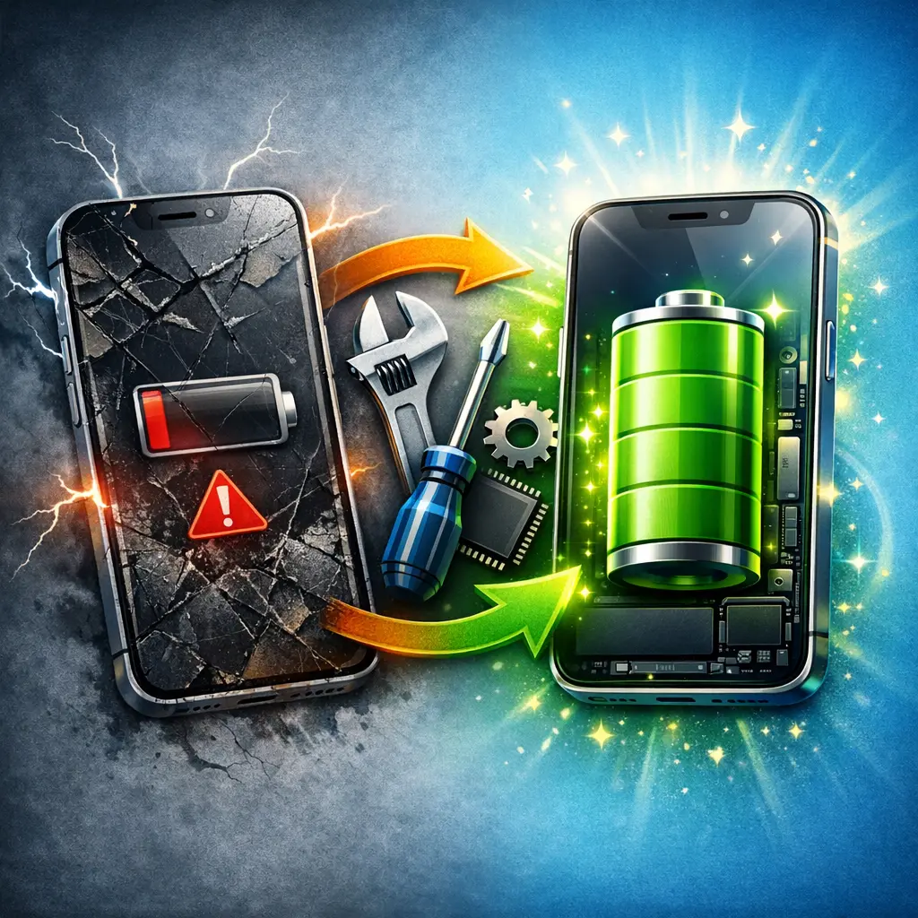 아이폰 배터리 수명 저하 문제를 해결하는 공식 서비스 센터 수리 가이드