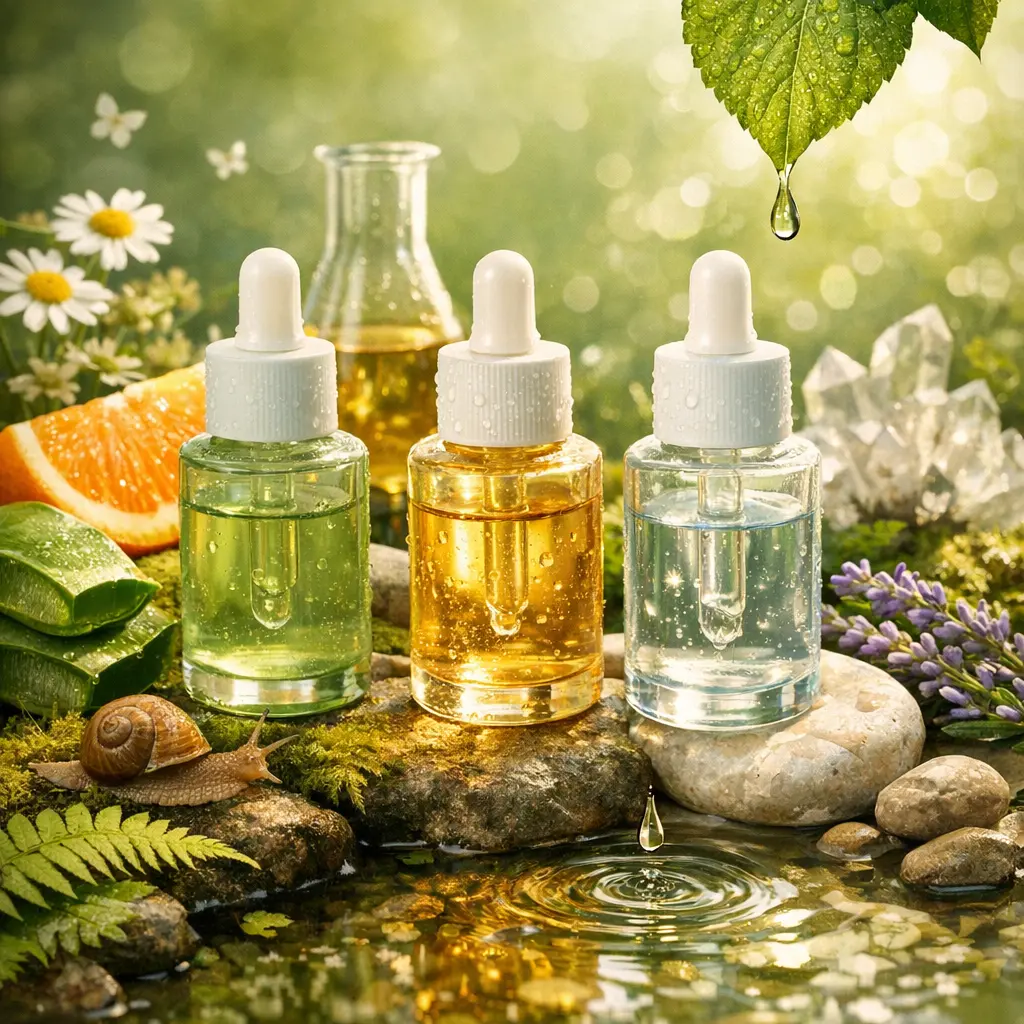 자연 유래 성분을 담은 순한 드롭비 비건 페이셜 앰플 시리즈 이미지