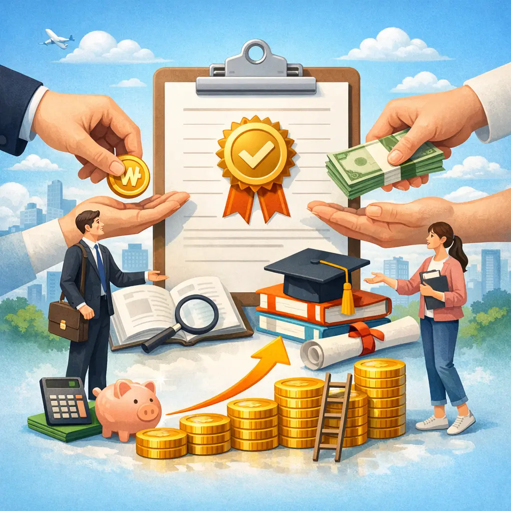 2026년 상반기 취업 준비생을 위한 자격증 응시료 지원 제도