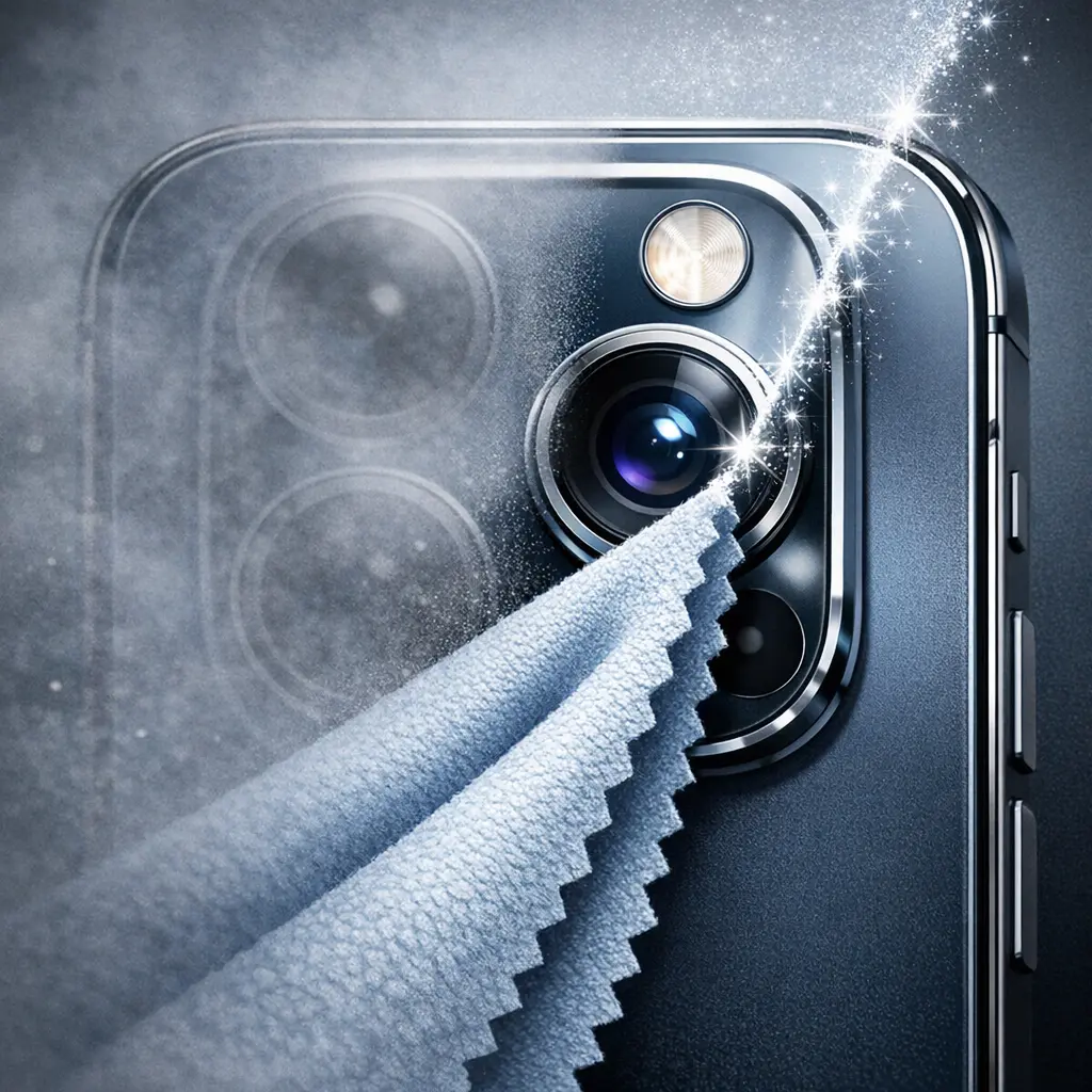 스마트폰 카메라 렌즈 닦기: 사진 화질 개선하는 가장 쉬운 방법