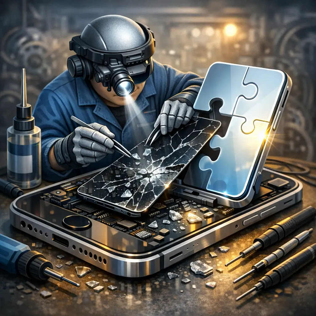 스마트폰 액정 수리비 아끼는 법: 보험 미가입 시 사설 수리 팁